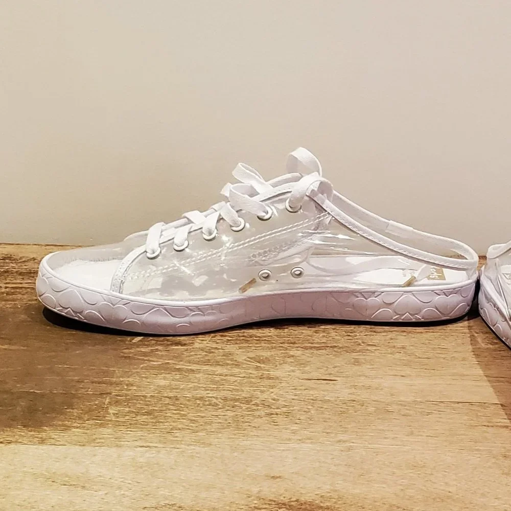 Keds x Kate Spade Women's Kickstart Mules Clear Gold Shoes Size 9 US - Picture 8 of 15